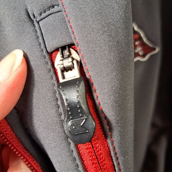 Colosseum Vest Arkansas Razorback Men L Full Zip Front SEC Hogs NCAA Athlete - Picture 15 of 16